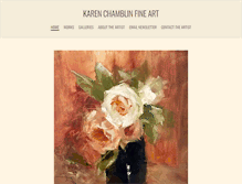 Tablet Screenshot of karenchamblin.com